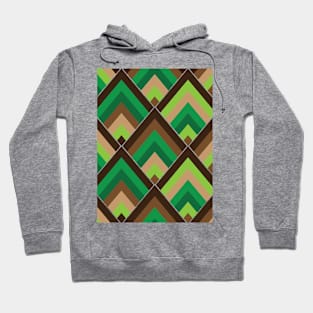 V Pattern Hoodie